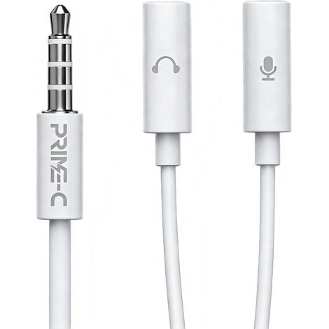 Câble répartiteur audio 1 vers 2, 1 mètre, 3,5 mm, double répartiteur. (1/2)