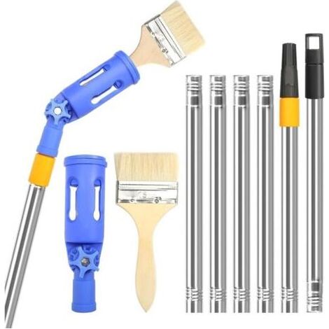 Manche allongé pour pinceaux et rouleaux peinture – Réglable en longueur, articulation multi-angle, idéal pour peindre murs et plafonds hauts (1/5)