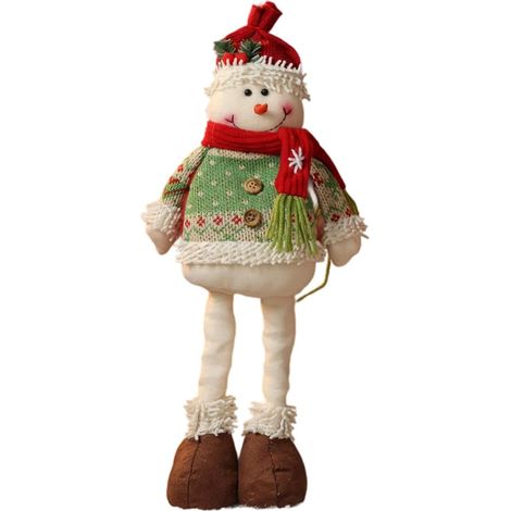 Figurines extensibles de Noël, bonhomme de neige, renne, décoration de Noël, cadeau, festival, poupée extensible (1/5)