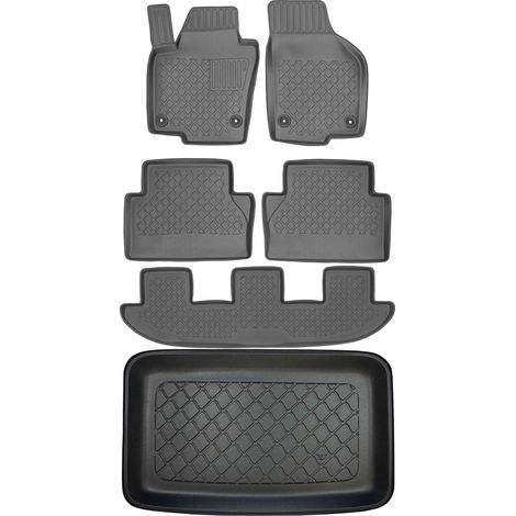 Volkswagen Sharan II Van desde 09.2010 SET - alfombrillas para coche + alfombrilla para maletero (1/5)