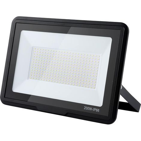 Projecteur LED extérieur 200W 25000lm – 6000K – IP66 étanche – Éclairage de sécurité pour jardins, garages, parkings – Angle de faisceau 120° (1/5)
