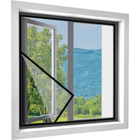 Mosquitera para ventana, malla autoadhesiva, duradera. (1/5)