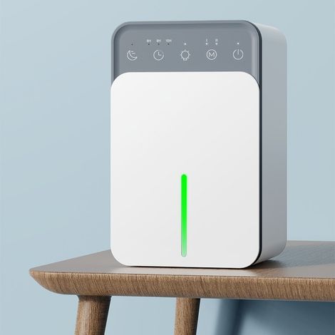 Lntyq Déshumidificateur intelligent, déshumidificateur RV, déshumidificateurs pour grande pièce et salle de bain Maximiser le confort, blanc Arrêt automatique d'une capacité de 1.5 L (1/5)