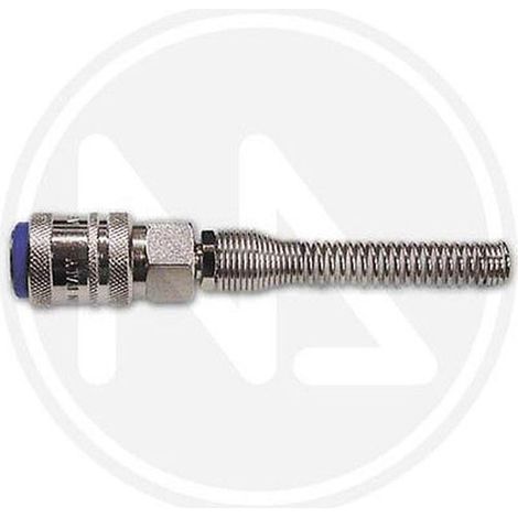 RUBINETTO RACCORDO CON MOLLA ATTACCO 6/8mm - AUTOMATICO RAPIDO