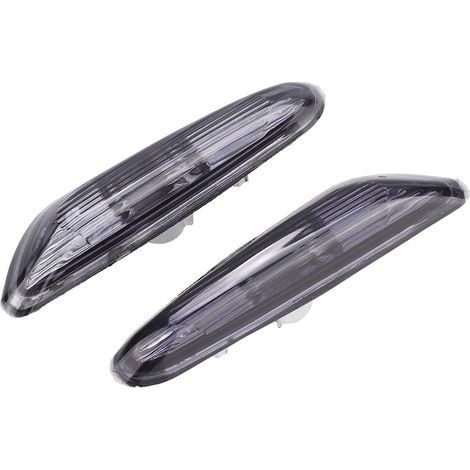 Feu de Position Latéral de Voiture Tour Signal Lumineux,Clignotant Abat Jour Gauche et Droit pour E90 / E91 / E92 / E93 2006-2011(Fumé) (1/4)