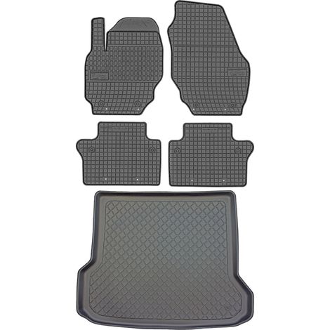 Volvo XC70 II Kombi von 09.2007-2016 SET - Gummifußmatten + Kofferraummatte (1/5)