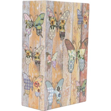 Coffre-Fort en Forme de Livre avec Serrure à clé, Mini Coffre-Fort en Forme de Livre pour l'argent, boîte de Rangement secrète cachée pour Cacher la clé (7,1" x 4,6" x 2,2") (1/5)