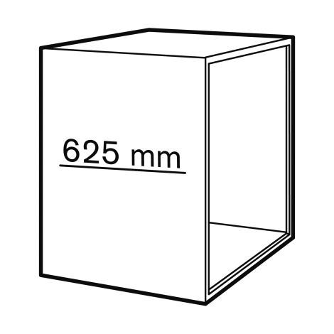 Luftkanal aus Glasfaserleichtbeton LKK 700, gerade, Gesamtlänge 625 mm - 50900103037 von Weishaupt