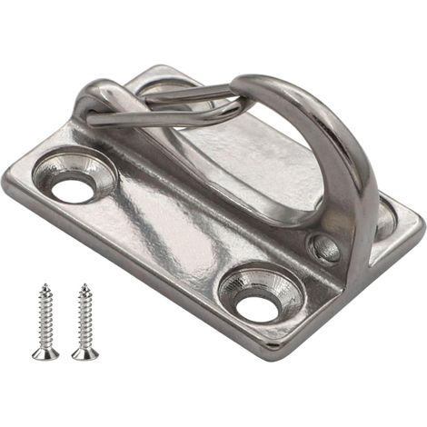 Accroche pour Laisse De Chien Support de Traction Lourd pour Attache Murale Porte-Clef Anti-Rouille pour Dressage Jardin Maison Garage Véranda (1/5)