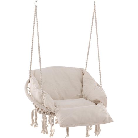 Fauteuil Suspendu "Hamtic" 90cm Blanc