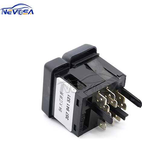 357941531 is a combination control switch for headlights and fog lights in Audi and Volkswagen Passat B4 vehicles. (1/4)