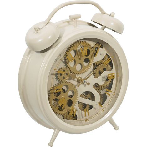 Orologio da tavolo janis d26x33,5 cm sabbia - Atmosphera créateur d'intérieur