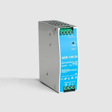 Fuente de Alimentación 24V DC para Carril DIN 120 W (1/3)