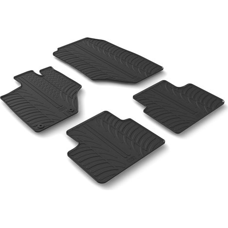 Set tappeti su misura in gomma - compatibile per Opel Grandland 5p (11/24) automatico, ibrida - Citroen C5 Aircross (08/25) Mhev (1/5)