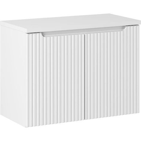 Waschtischunterschrank 80cm, weiß, NEWPORT-56-WHITE (1/5)