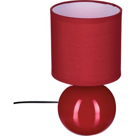 Timeo Nachtlampe, rot glänzend