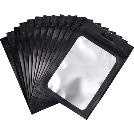 Bolsas con cierre hermético, diseño transparente, material plástico duradero, 9 (1/2)