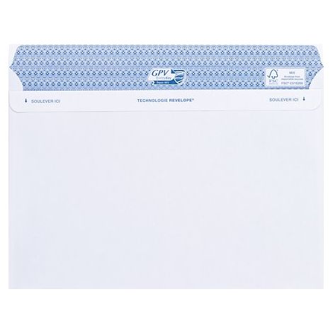 Enveloppe 162 x 229 mm Secure GPV 90 g avec fenêtre 45 x 100 mm blanche - Boîte de 100 (1/4)