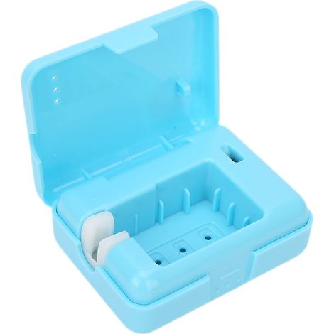 Machine de nettoyage portable murale à ultraviolets pour têtes de brosse à dents (bleu UE) (1/5)