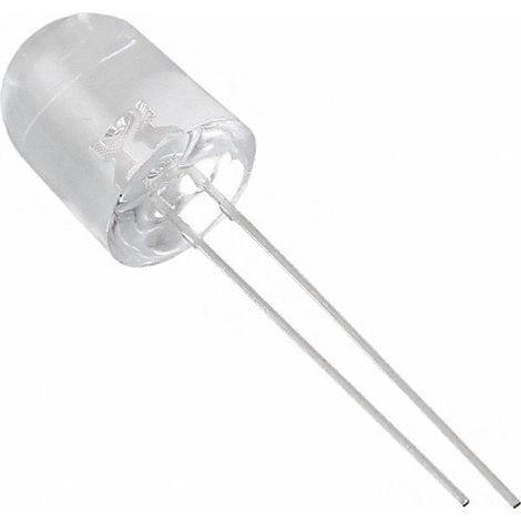 Diodo LED ROJO 10mm 1500mcd TRANSPARENTE L-813SRC  LL-10003VC2D-V1-4ID