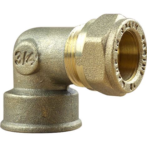 Coude bicone 3/4" (20/27) Femelle - Cuivre Ø18 - Arcanaute (1/4)
