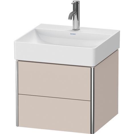 Duravit XSquare mueble bajo lavabo suspendido, 2 cajones,