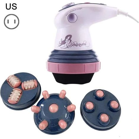 Appareil de massage corporel anti-cellulite, rouleau amincissant, massage infrarouge électrique de la nuque, pétrissage relaxant, soulagement des douleurs, appareil de beauté-AquaForge