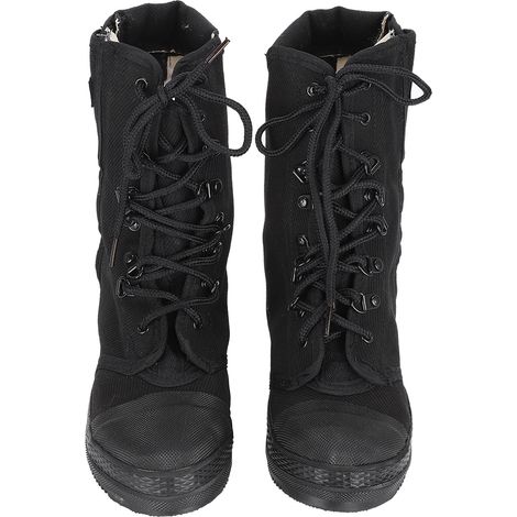 Bottes de pompiers d'urgence, résistantes aux chocs et aux perforations, chaussures de sécurité d'atelier (40) (1/5)