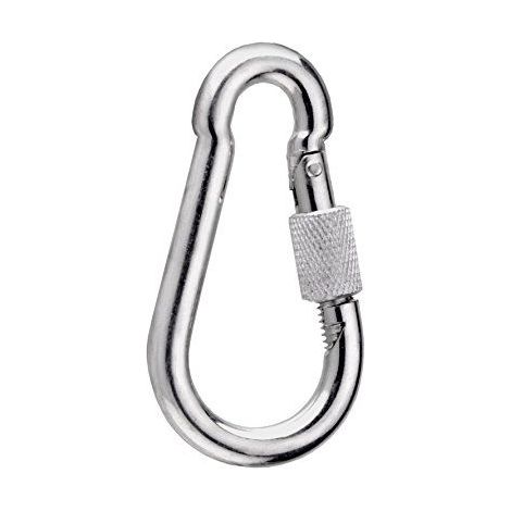 Connex DY270866 Mousqueton pompier Acier Inox 8 x 80 mm