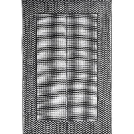 Maison Exclusive - Outdoor-Teppich ARAKIL Schwarz 140x200 cm PP