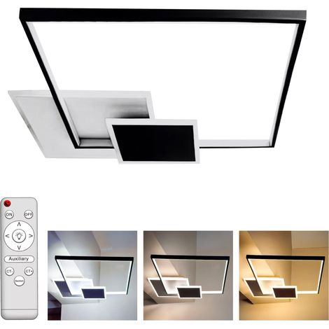 Plafoniera LED Soffitto Moderna, Design Tondo o Squadrato Quadrato 43-86 watt