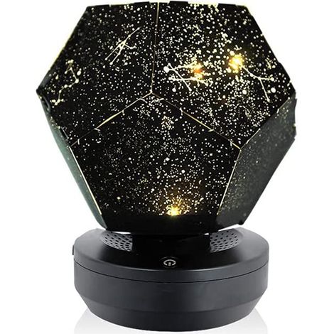 Lampe de Projection Étoilée USB, Veilleuse 3D pour Chambre Enfant, Projecteur de Nuit (1/5)