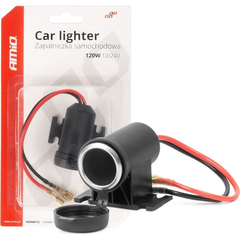 Toma de mechero hermética para coche 12V 24V AMIO-04129 (1/4)