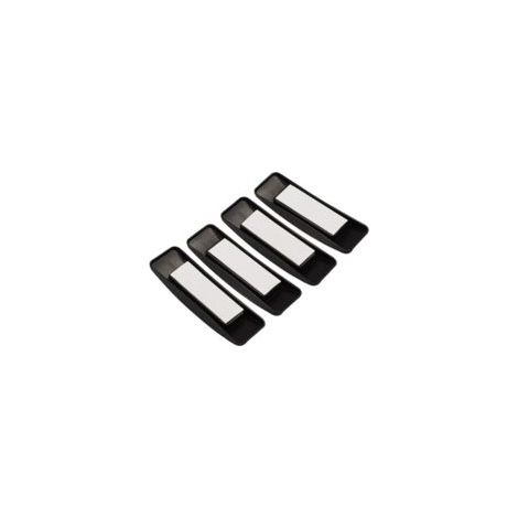 Tirador autoadhesivo instantáneo para cajones de armarios, pomos multiusos para armarios, ayudante para armarios de cocina, puerta corredera, tirador para ventana (negro) - Crezuo