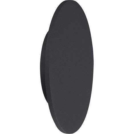 Inspired Mantra  - Bora Bora - Lámpara de techo LED, aplique de pared 38cm redondo 30W, 3000K, 2400lm, negro mate (1/5)