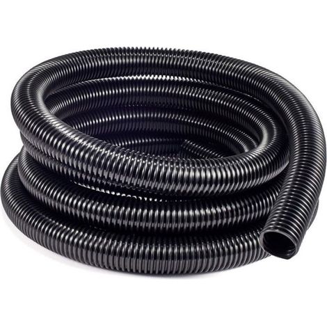 Tuyau de refoulement 5 m Flexible Spiralé 36 mm Noir (1/3)