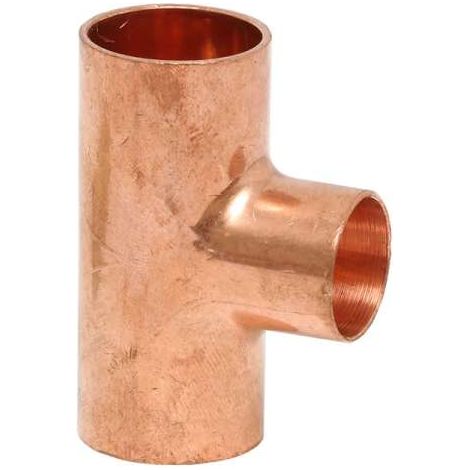T-Stück mit Lötanschluss Löt 95130 in 42x35x42mm Kupfer