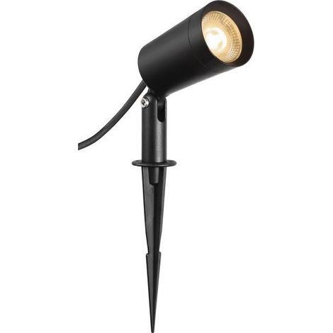 Projecteur extérieur SYNA PLANT spot piquet noir LED 6W 3000K 540lm IP65 - SLV - 1007146 (1/3)