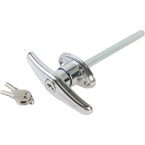 Porte de garage professionnelle en alliage de zinc - Construction 2 - Antirouille - Durabilité - Poignée en T antirouille