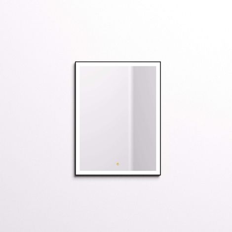 Espejo Nova Plus 60X80 Negro Mate (1/2)