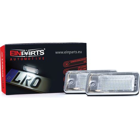 Luci targa a LED 6000K bianco freddo 12V CANBUS per Audi A1/A3 8P/A4 B6/A4 B7/A6 C6/A7/A8 D3/A8 D4/RS4/RS6/Q7 (1/4)