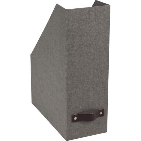 Porte Magazine Panneau de Fibre Gris 25,0 x 11,5 x 32,2 cm (1/5)