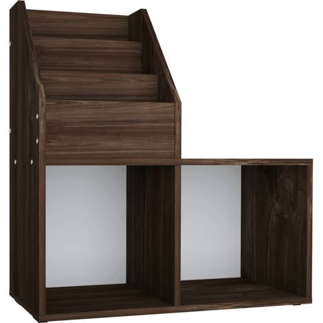 Maison Exclusive - Porte-revue pour enfants Chêne fumé Bois d’ingénierie (1/5)