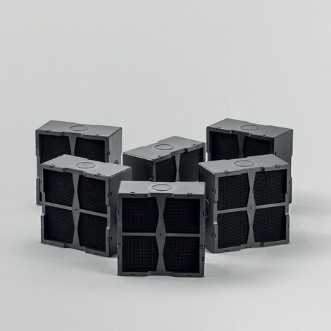 Elica Kit filtri ceramici. Tipo: Filtro per cappa aspirante, Colore del prodotto: Nero, Materiali: Carbonio. Compatibilità marca: Elica, Compatibilità: Lullaby. Larghezza: 830 mm, Pro... - KIT0147861A
