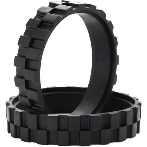 Pneu de remplacement compatible avec les roues IRobot Roomba séries 500, 600, 700, 800, 900 et I3, I6, I7, E5, E6, J9 Pneu antidérapant et haute (1/4)