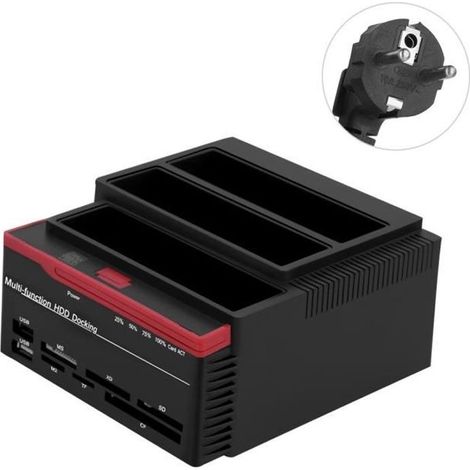 Station d\'accueil Dock Disque Dur 2.5\" 3.5\" (1/2)