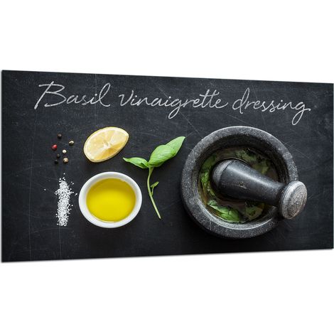 PLAQUE DE PROTECTION EN VERRE POUR CUISINIÈRE 90x52 CUISINE (1/5)