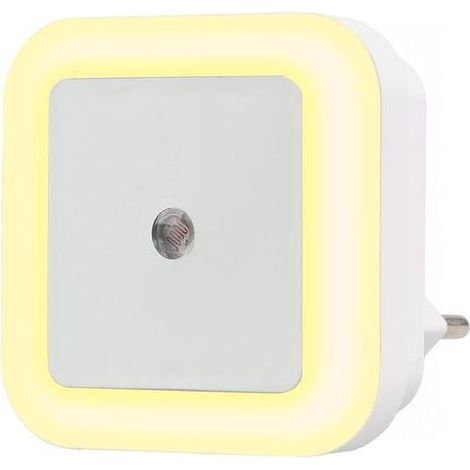 Veilleuse Prise Électrique avec Détecteur de Mouvement Veilleuse Lampe LED de Automatique Nuit Blanche Chaude 2700K pour Les Enfants, Salle de Bains, Chambre à Coucher, Cuisines, Salons (1/5)