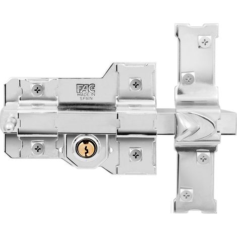 FAC 306-L Nickel-Rechtszylinder-Riegel 50 mm (1/2)
