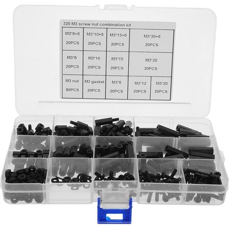 Kit assorti d'entretoises hexagonales et de vis M3 pour circuits (1/5)